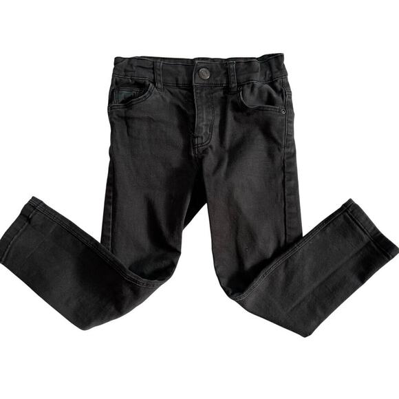 H&M Black Stretch Fit Toddler 3-4 Y Stretch Slim Fit Apparel Adjustable Waist - Picture 2 of 11